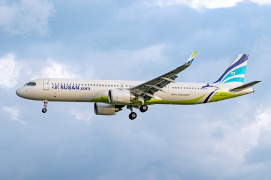 에어부산 항공기. 에어부산 제공